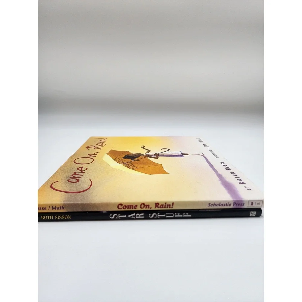 Star Stuff Carl Sagan & Come On Rain Childrens Hardcover Book Lot First Edition